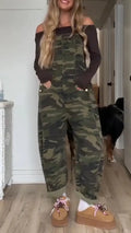 Women Casual Camouflage Jumpsuit