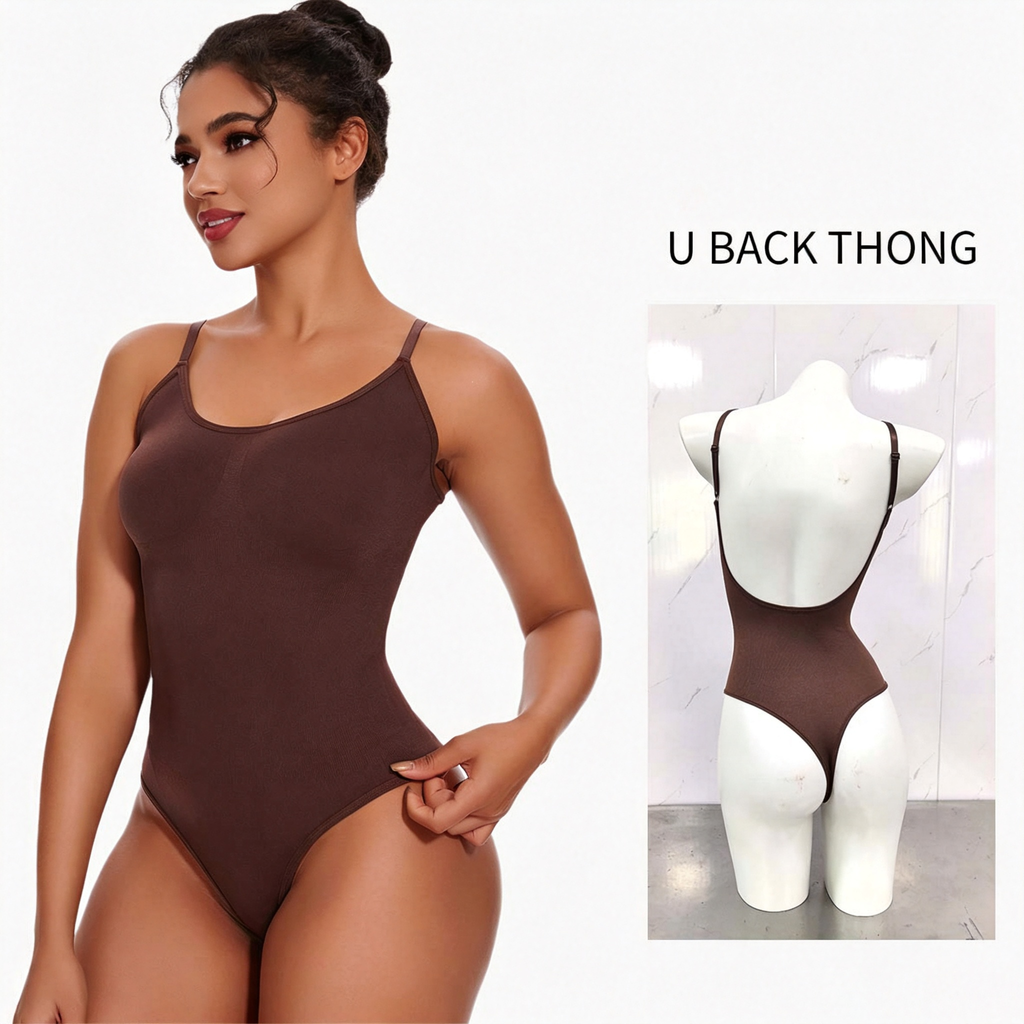 Women's Abdominal Tightening Hip Lifting Chest Support Body Shaping One-piece Underwear
