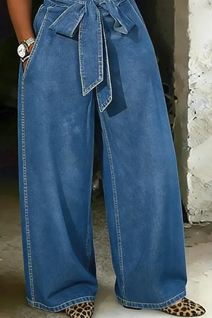 Hot Selling Women's Casual Washed Jumpsuit