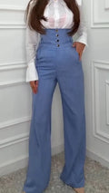 Women High-waisted Temperament Casual Pants
