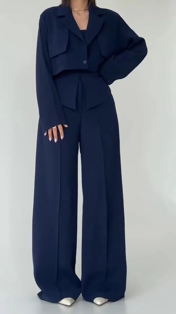 Women Temperament Casual Three Piece Set