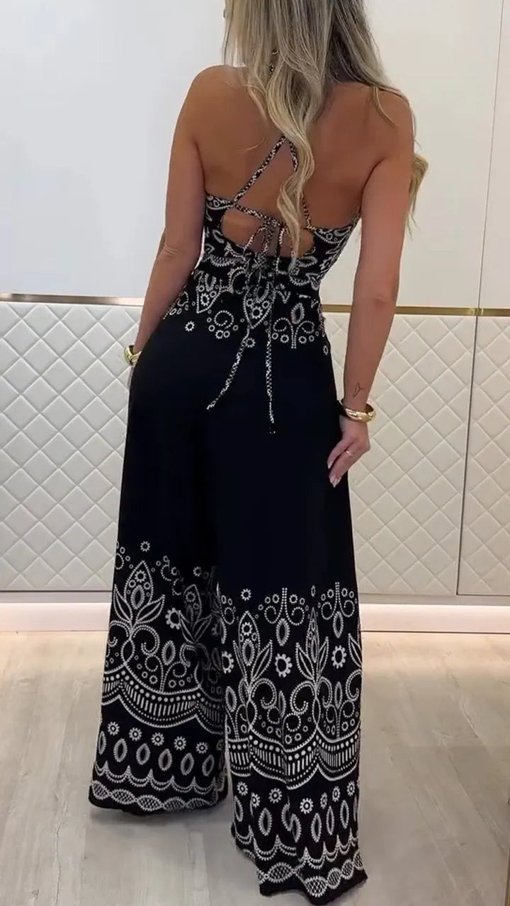 Women's Printed Holiday Casual Suit