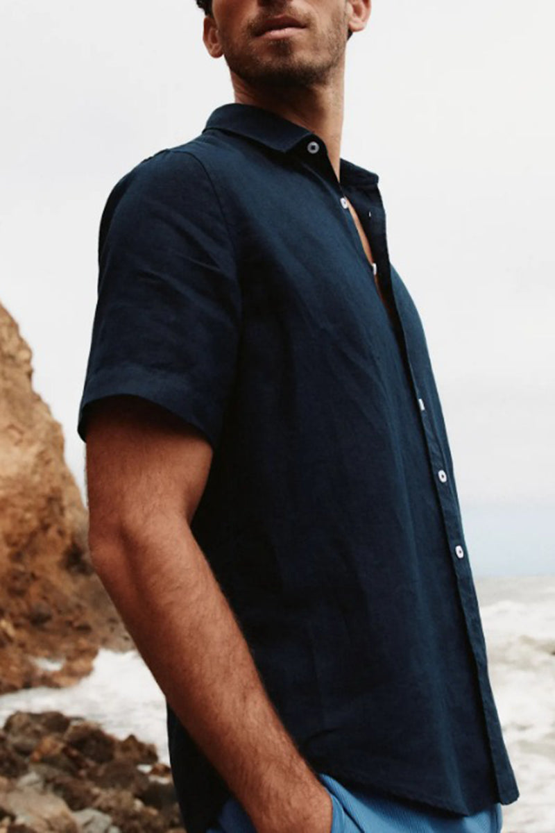 Men's  Casual Versatile Comfortable Short Sleeve Shirt