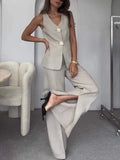 Women Casual Design Two-piece Pant Suit