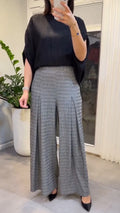Women Round Neck Top + Pants Casual Suit