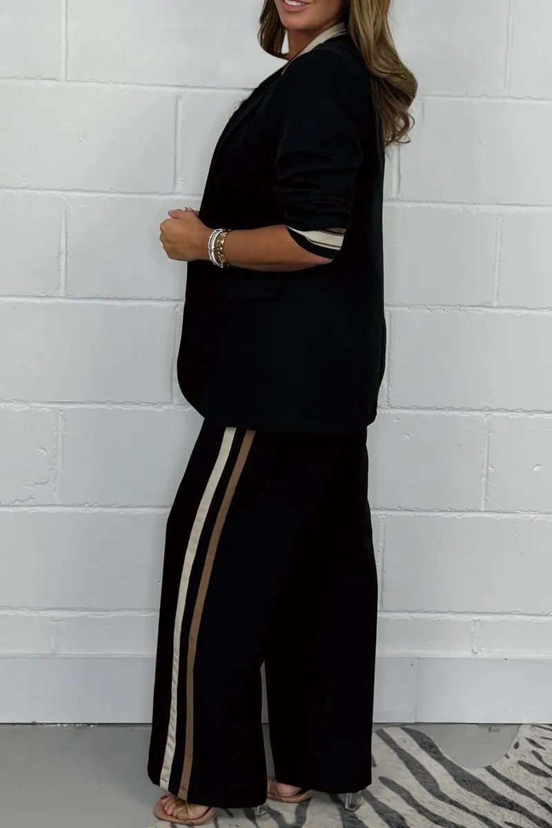 Women's Side Stripe Trouser & Blazer Suit