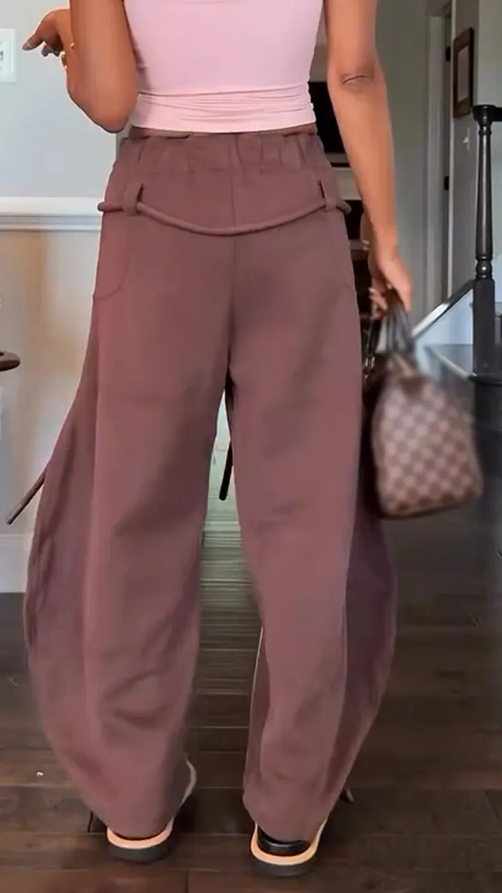 Womens Striped Casual Pants