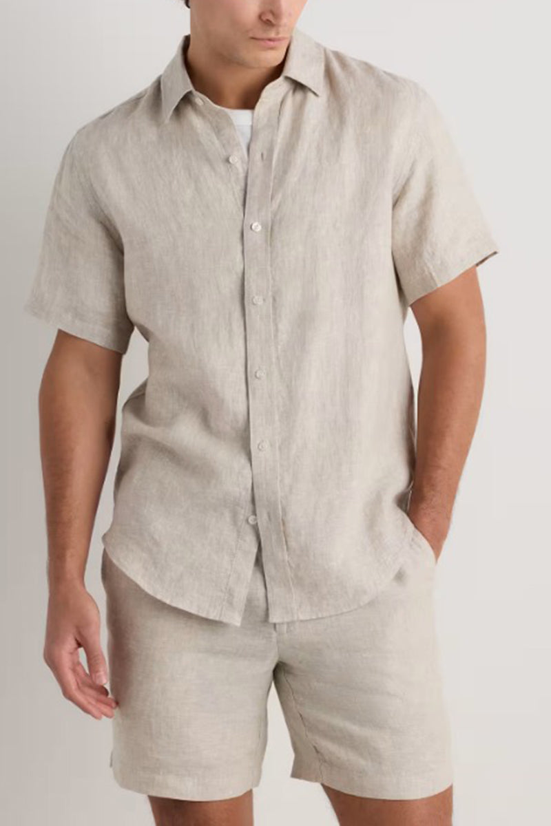 Men's  Casual Versatile Comfortable Short Sleeve Shirt