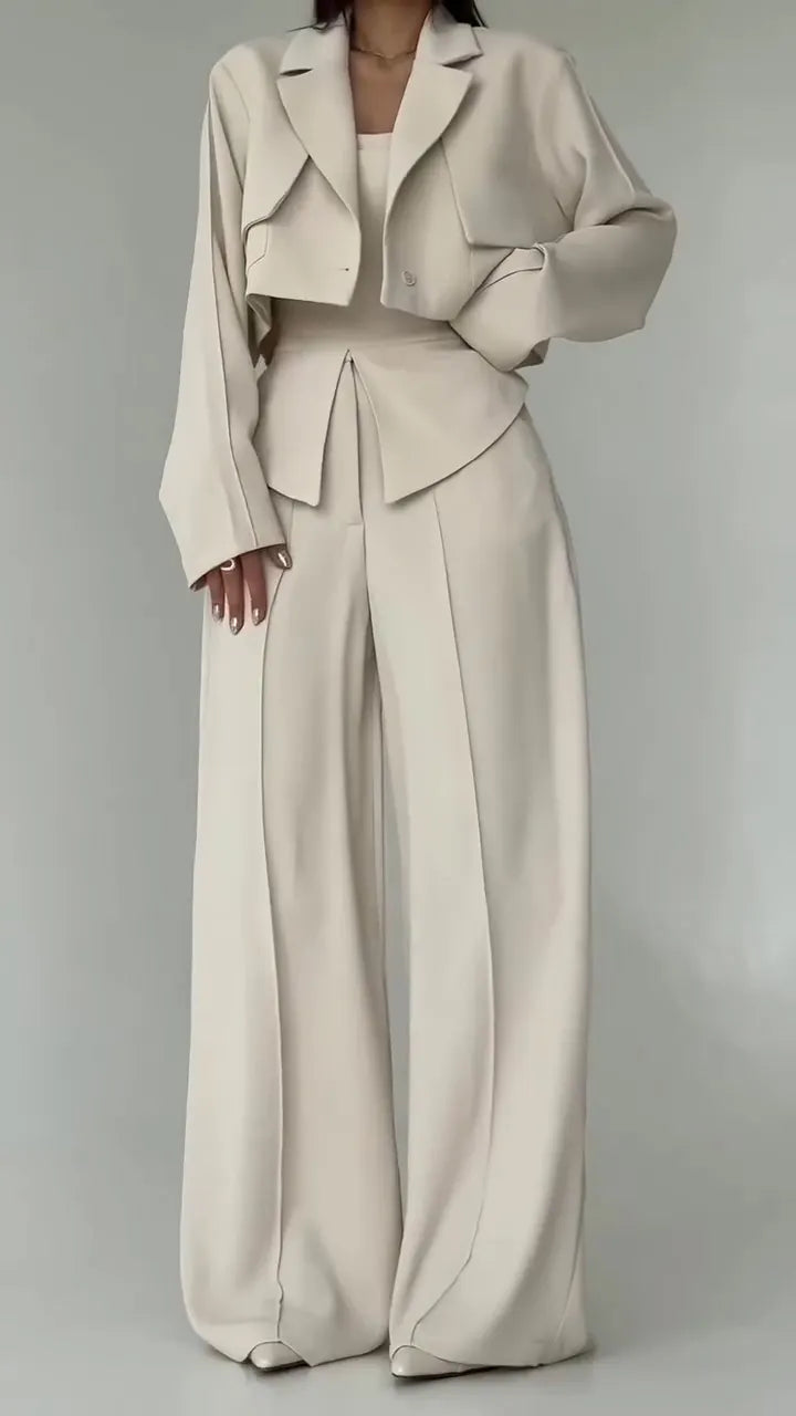 Women Temperament Casual Three Piece Set